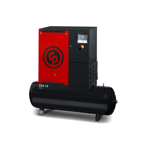 [4152025236] Compresor CPA 10 HP 13 TM 29CFM 188,5PSI 380-440V 60Hz 818 Caudal L/min No incluye Secador 500(L) Capacidad tanque, Chicago Pneumatic