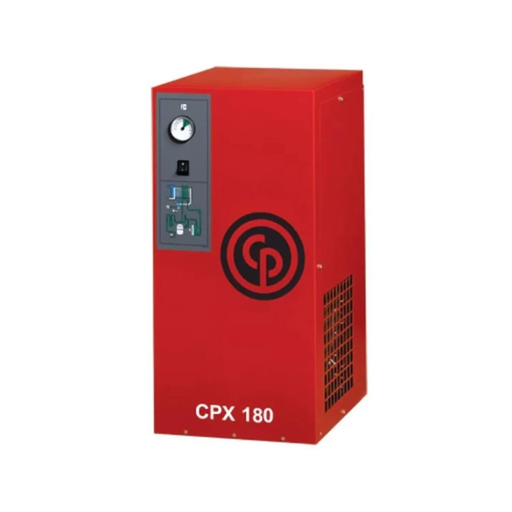 [4102005332] Secador refrigerativo no ciclico CPX180 (E8) 184SCFM 13BAR 188PSIG 230V 60Hz 1 1/2’’ CONEX. (in) ENTRADA/SALIDA R 410 A TIPO DE GAS REGRIF, Chicago Pneumatic